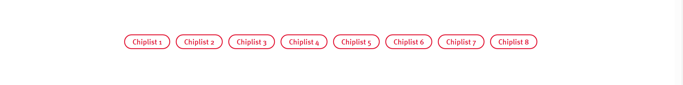 Chiplist centered