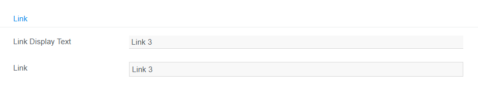 Button Link List Example