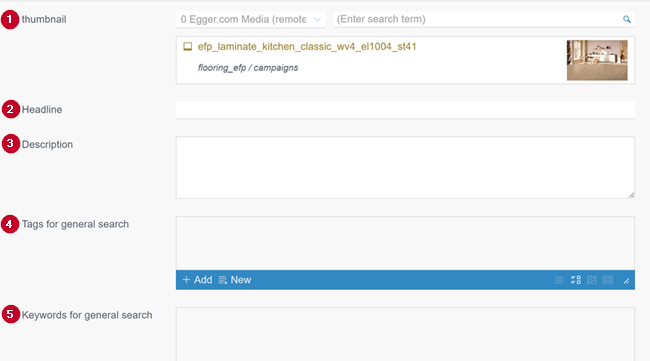 General Search Settings