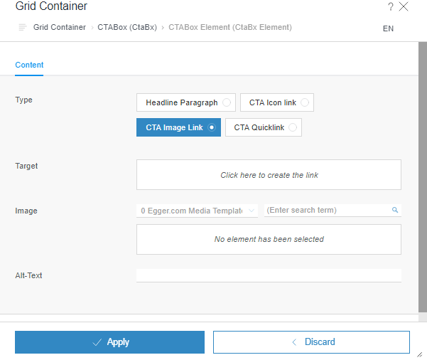 CTA Box Element - CTA Image Link