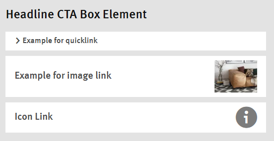 CTA Box Element - CTA Quicklink