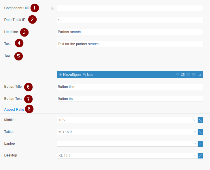 Partner Search Content