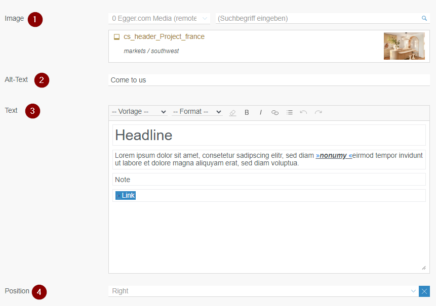 Content Slider Elements