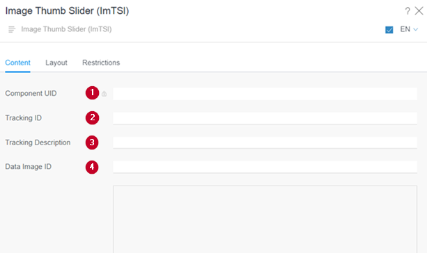 Image Thumb Slider Content