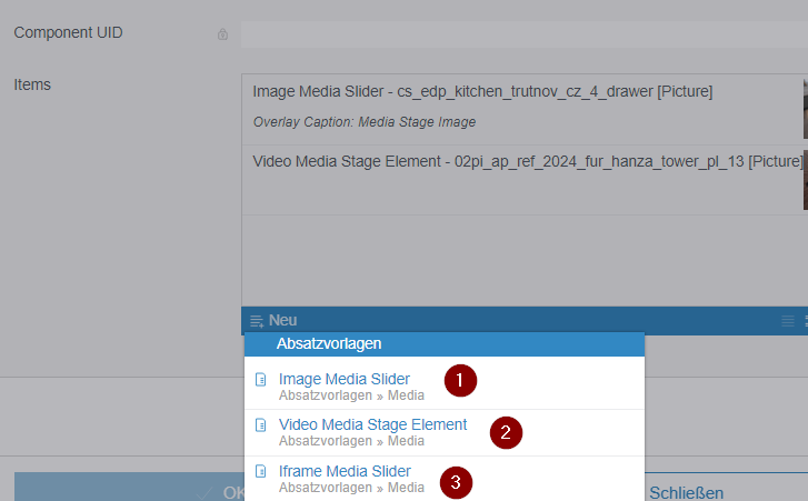 Media Stage Content