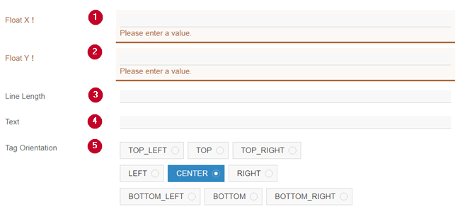 Text Annotated Image Points