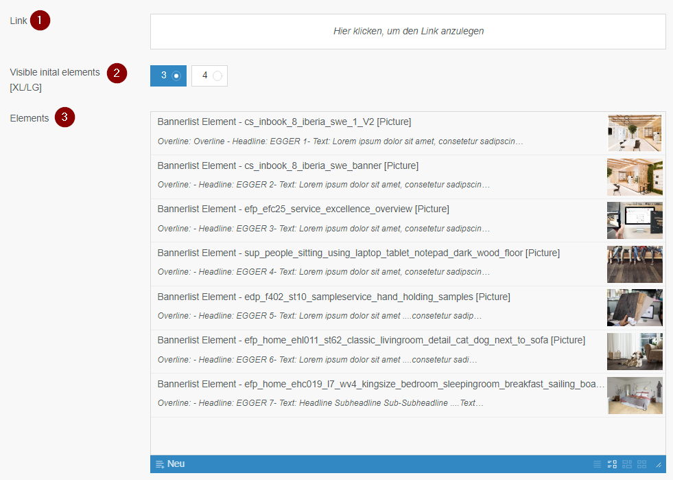 Bannerlist Content