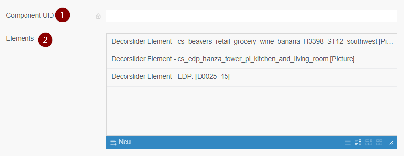 Decor Slider Content