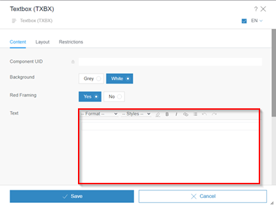 Text editor