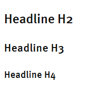 Headline Example