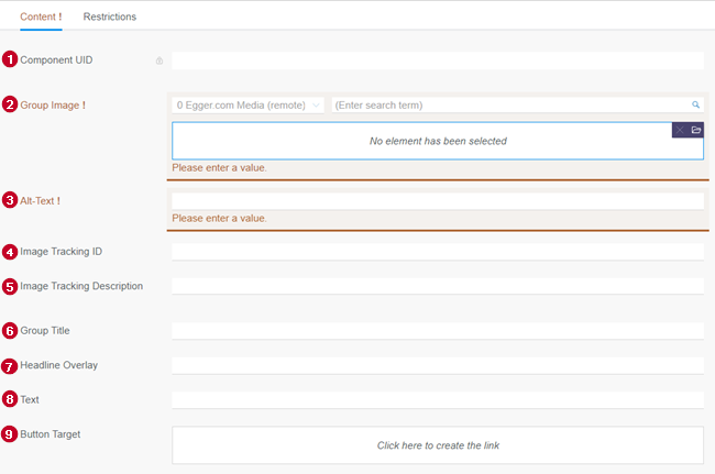 Banner Dropdown Element