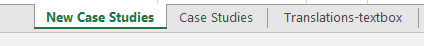 Case Study Excel