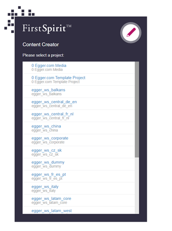 Overview Projects