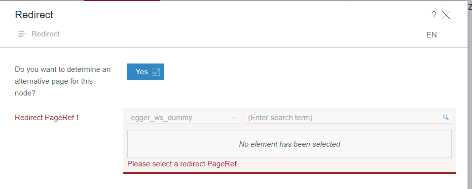 Redirect Yes