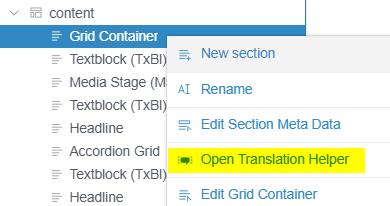 Translation Helper